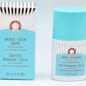 First Aid Beauty Bronze + Glow Drops Niacinamide Bronzing Serum 1oz NIB NWT